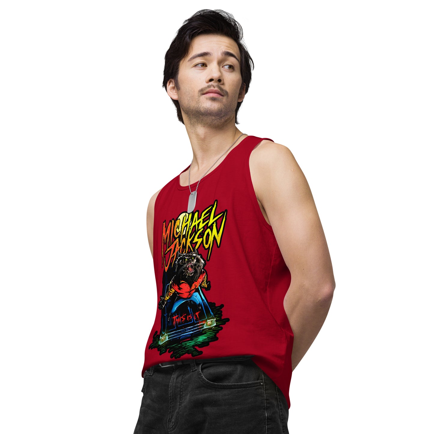 Playera Harmony Style (Tank Top): Thriller (wolf) - Michael Jackson