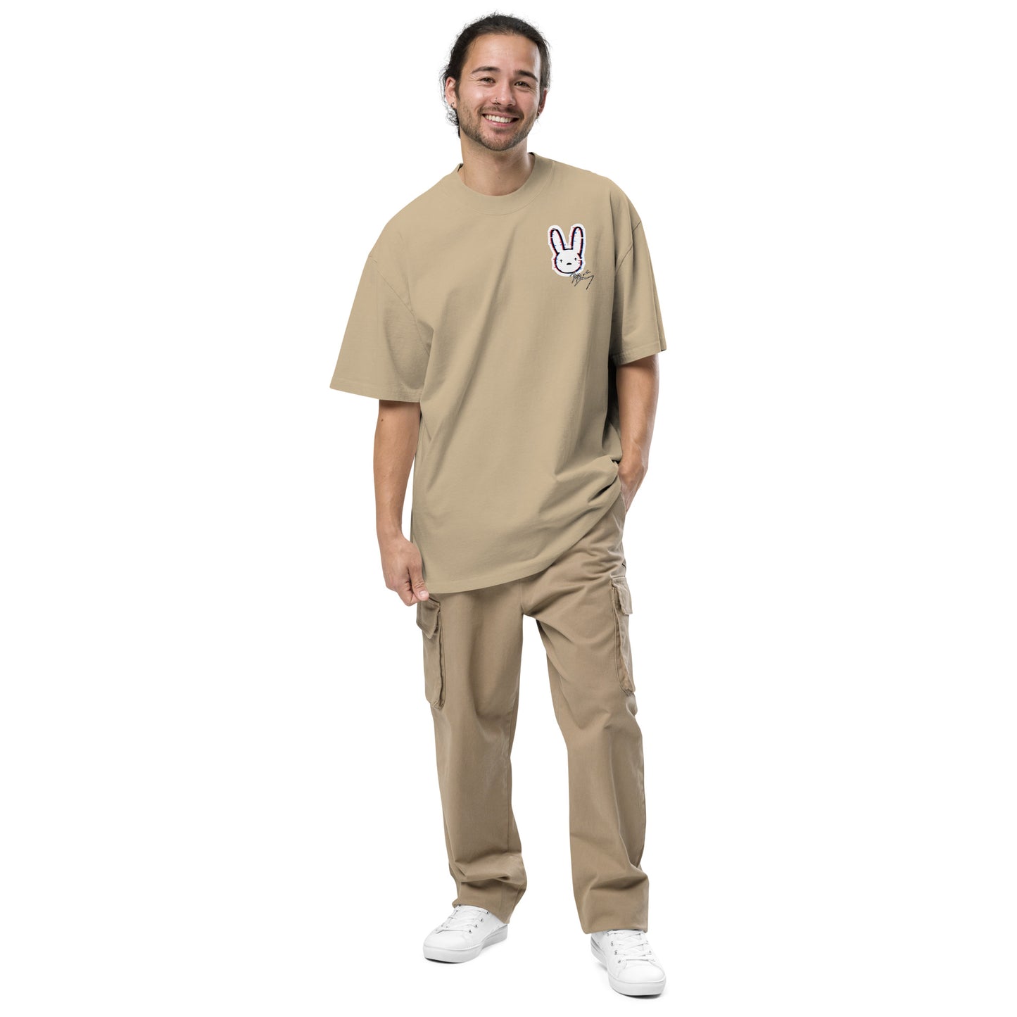 Playera DELUXE: "Spider Bunny" Oversize - Bad Bunny