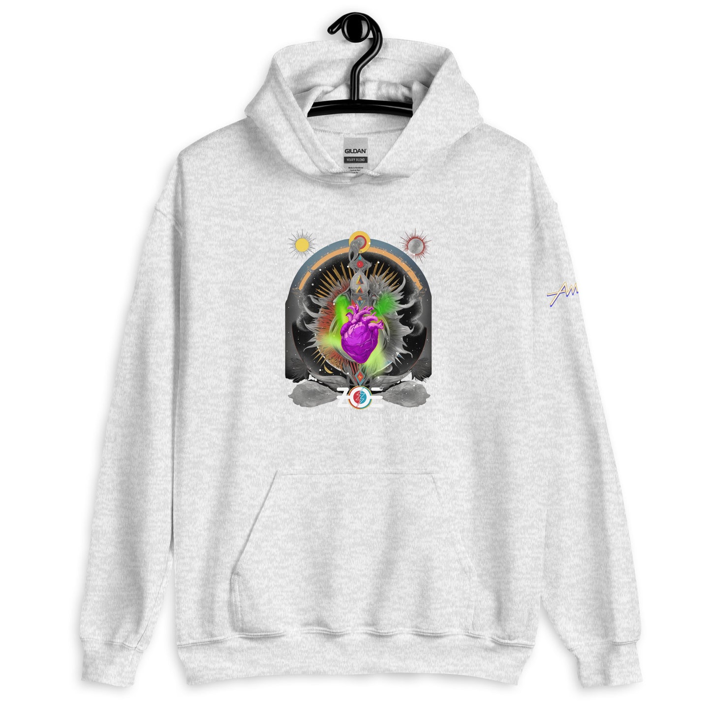 Hoodie Core Vibes: Corazón atómico - Zoé