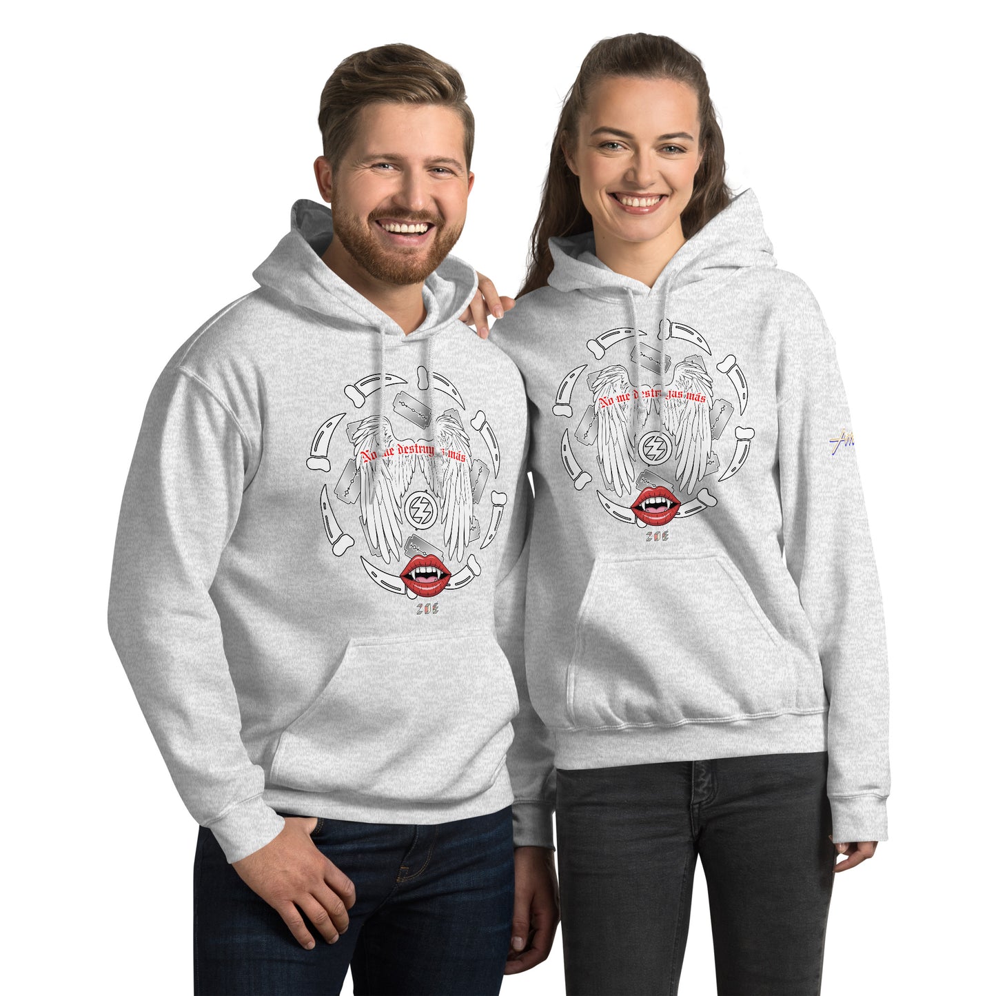 Hoodie Core Vibes: No me destruyas - Zoé