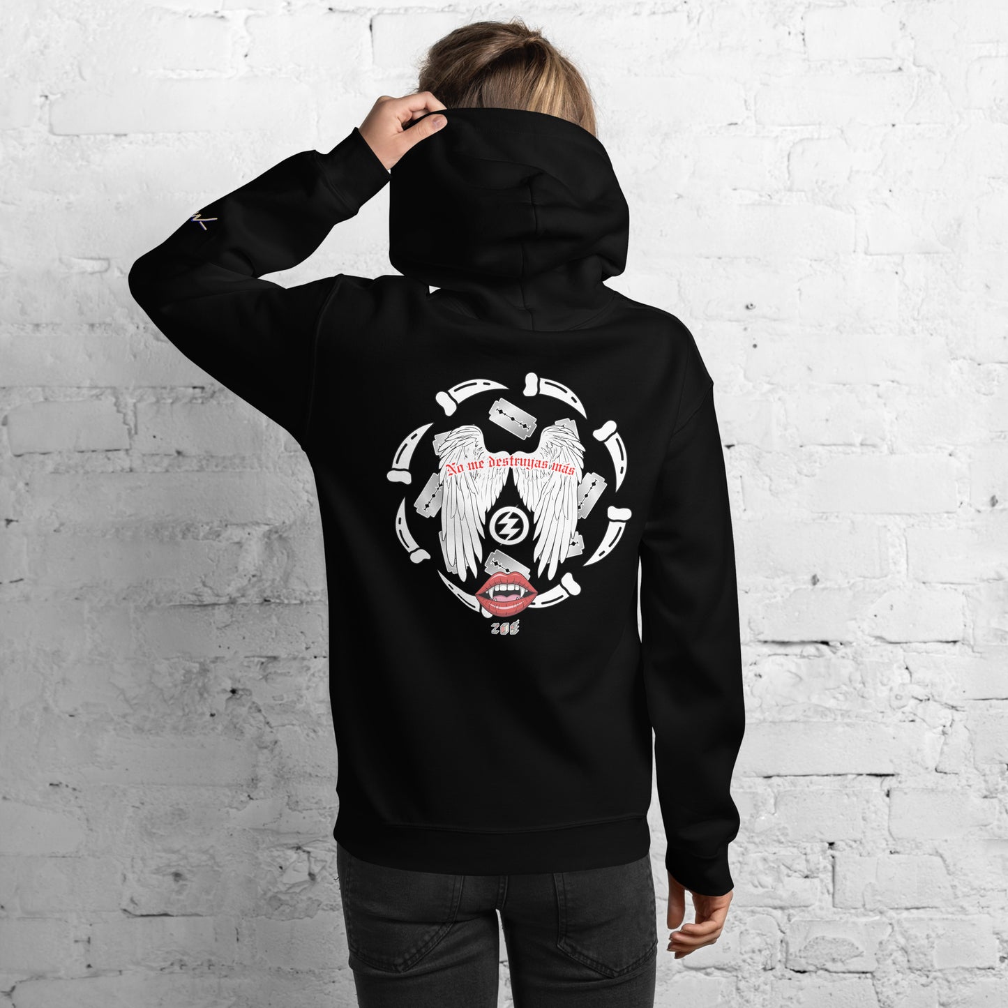 Hoodie Harmony Style: No me destruyas - Zoé