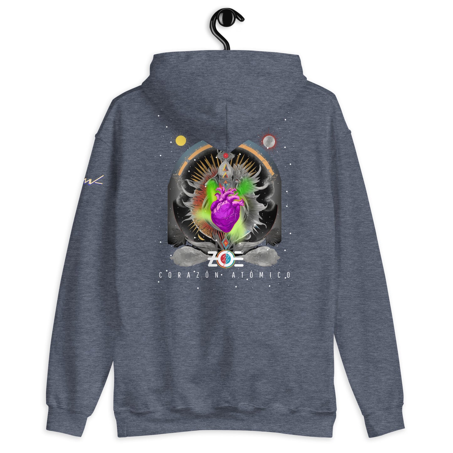 Hoodie Harmony Style: Corazón Atómico - Zoé