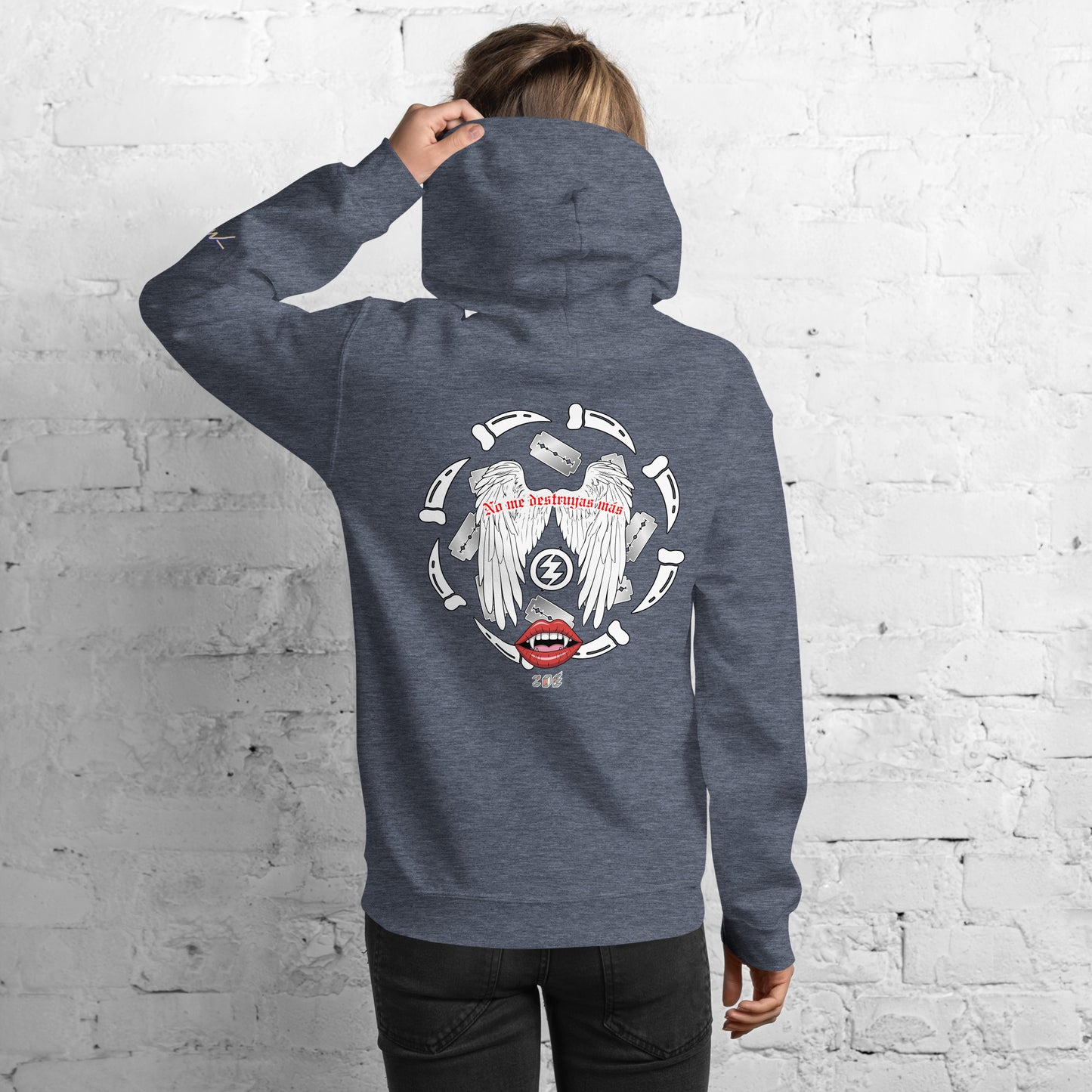 Hoodie Harmony Style: No me destruyas - Zoé