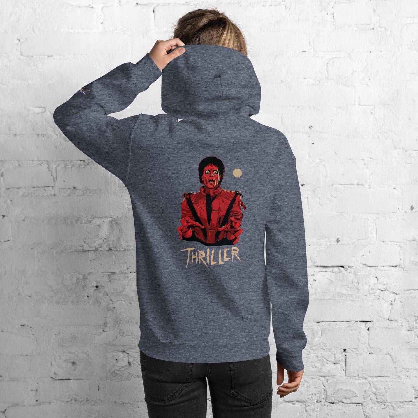 Hoodie Harmony Style: Thriller (red zombie) - Michael Jackson