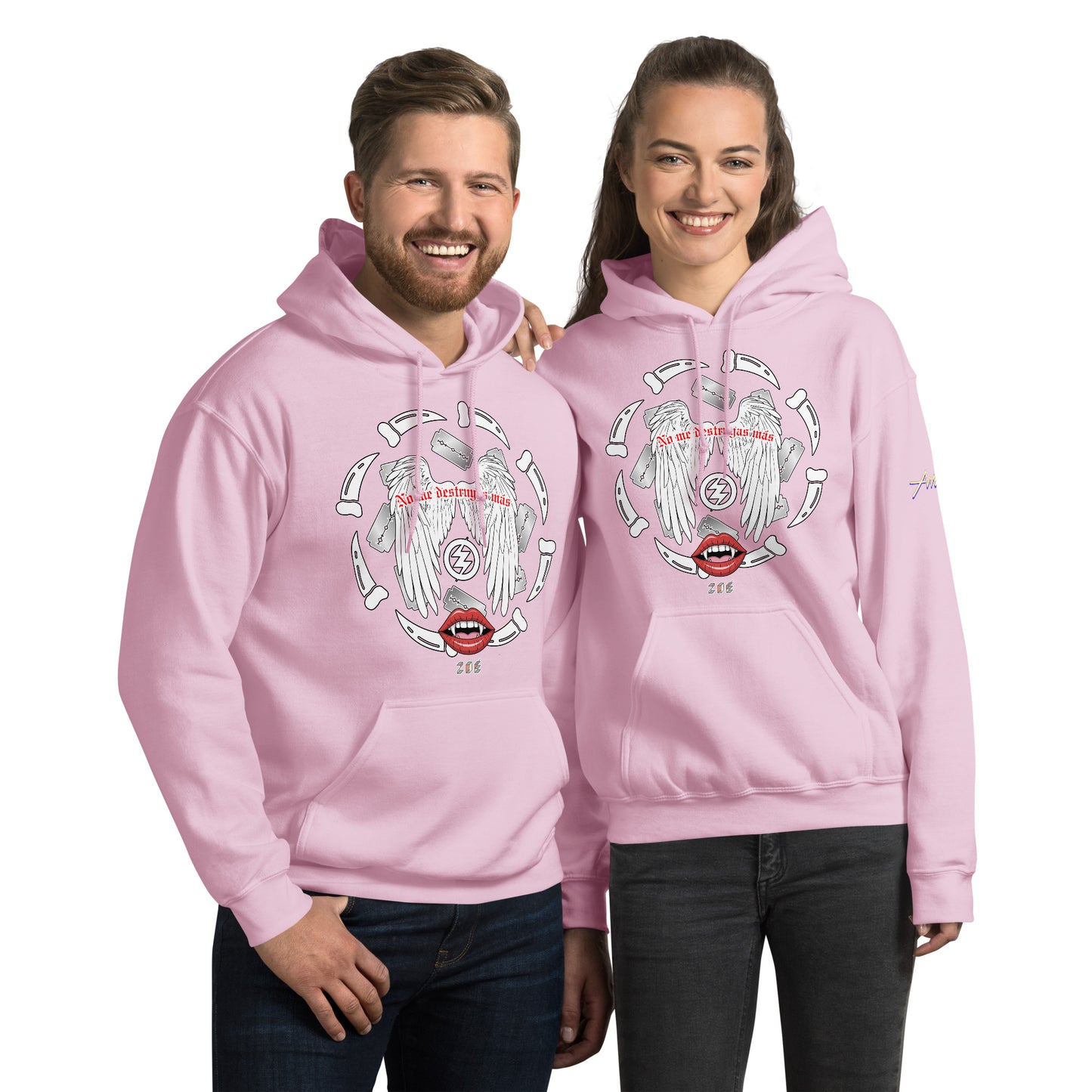 Hoodie Core Vibes: No me destruyas - Zoé