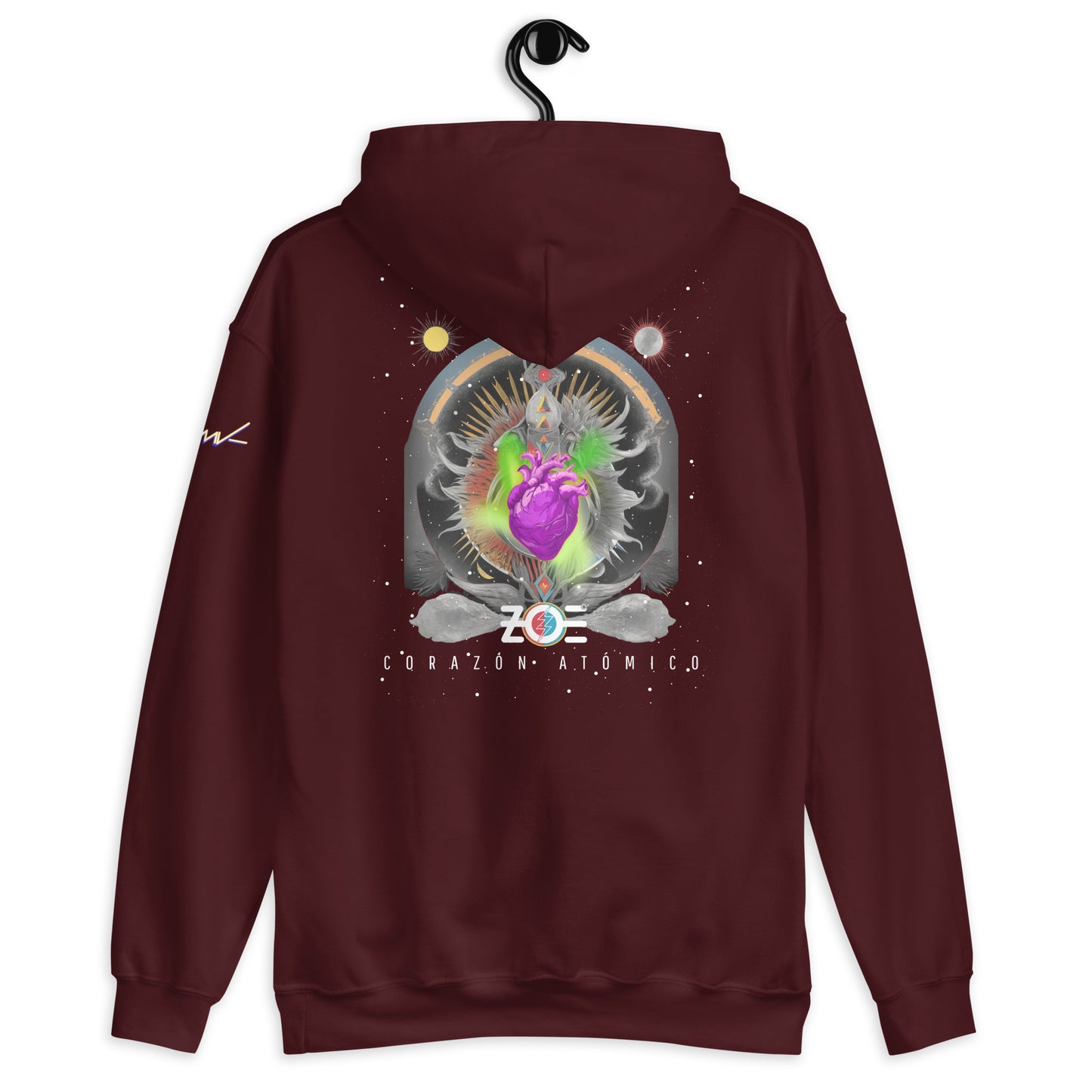 Hoodie Harmony Style: Corazón Atómico - Zoé