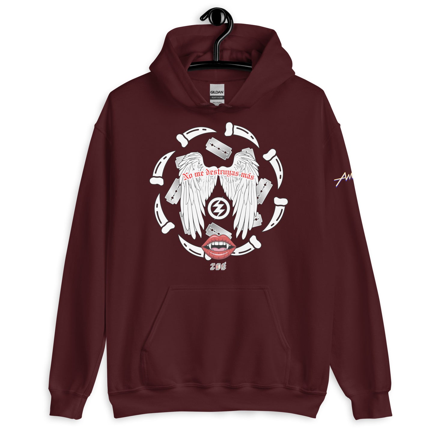 Hoodie Core Vibes: No me destruyas - Zoé