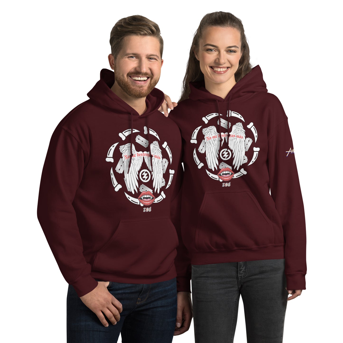 Hoodie Core Vibes: No me destruyas - Zoé