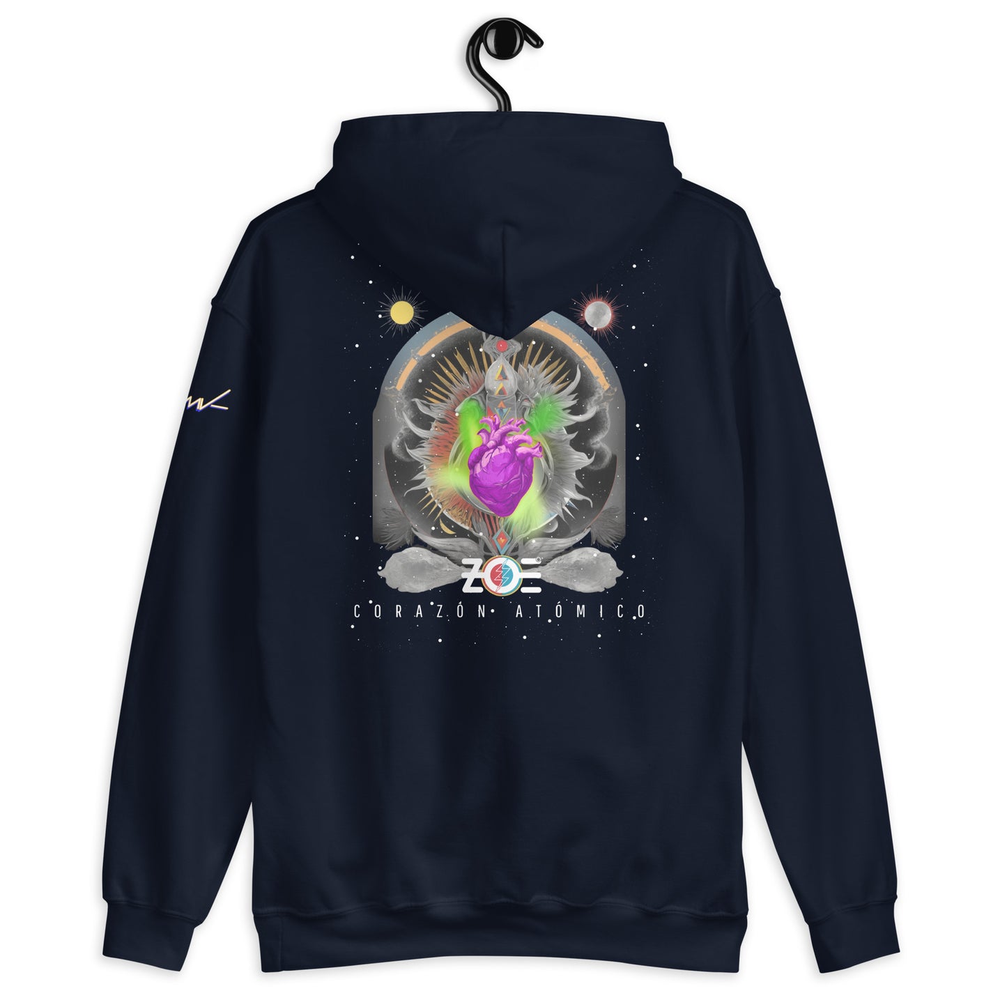 Hoodie Harmony Style: Corazón Atómico - Zoé