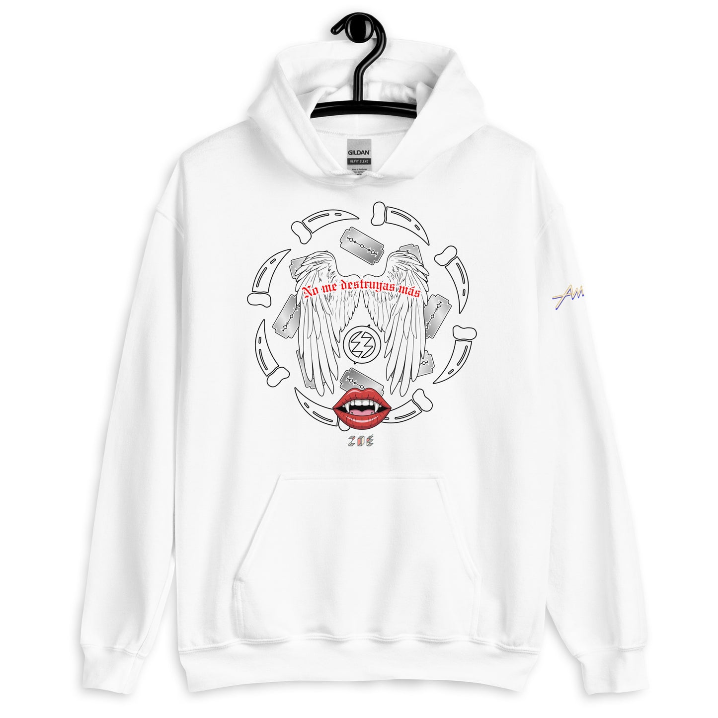Hoodie Core Vibes: No me destruyas - Zoé