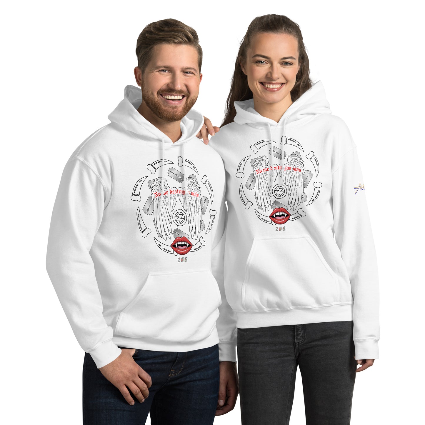 Hoodie Core Vibes: No me destruyas - Zoé