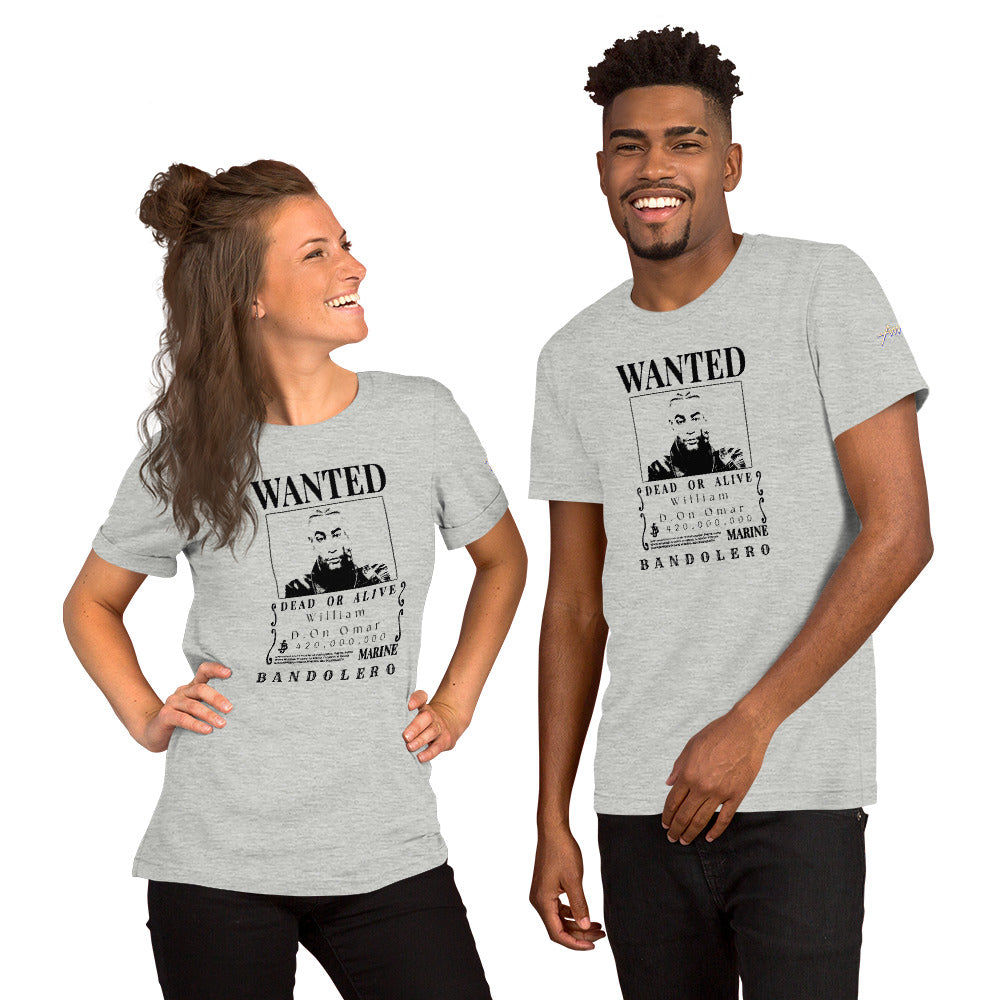 Playera Core Vibes: Wanted William D. On Omar - Don Omar x One Piece