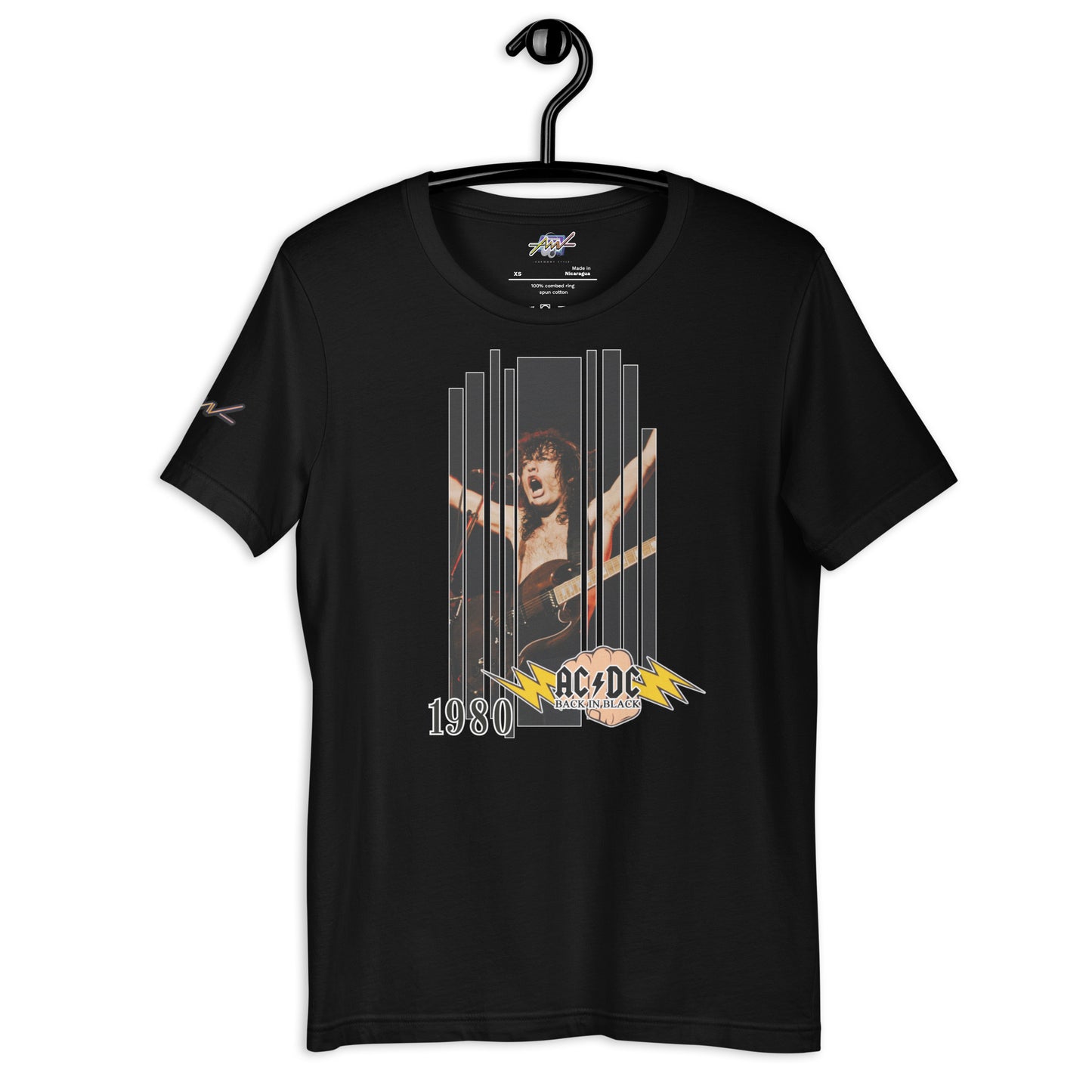 Playera Harmony Style: "Back in black Bon Scott 1980" - AC/DC