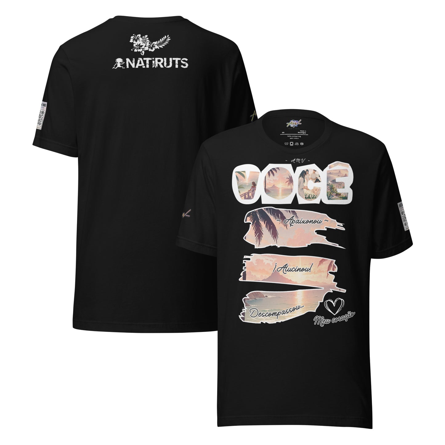Playera Harmony Style: "Você Me Encantou Demais" - Natiruts