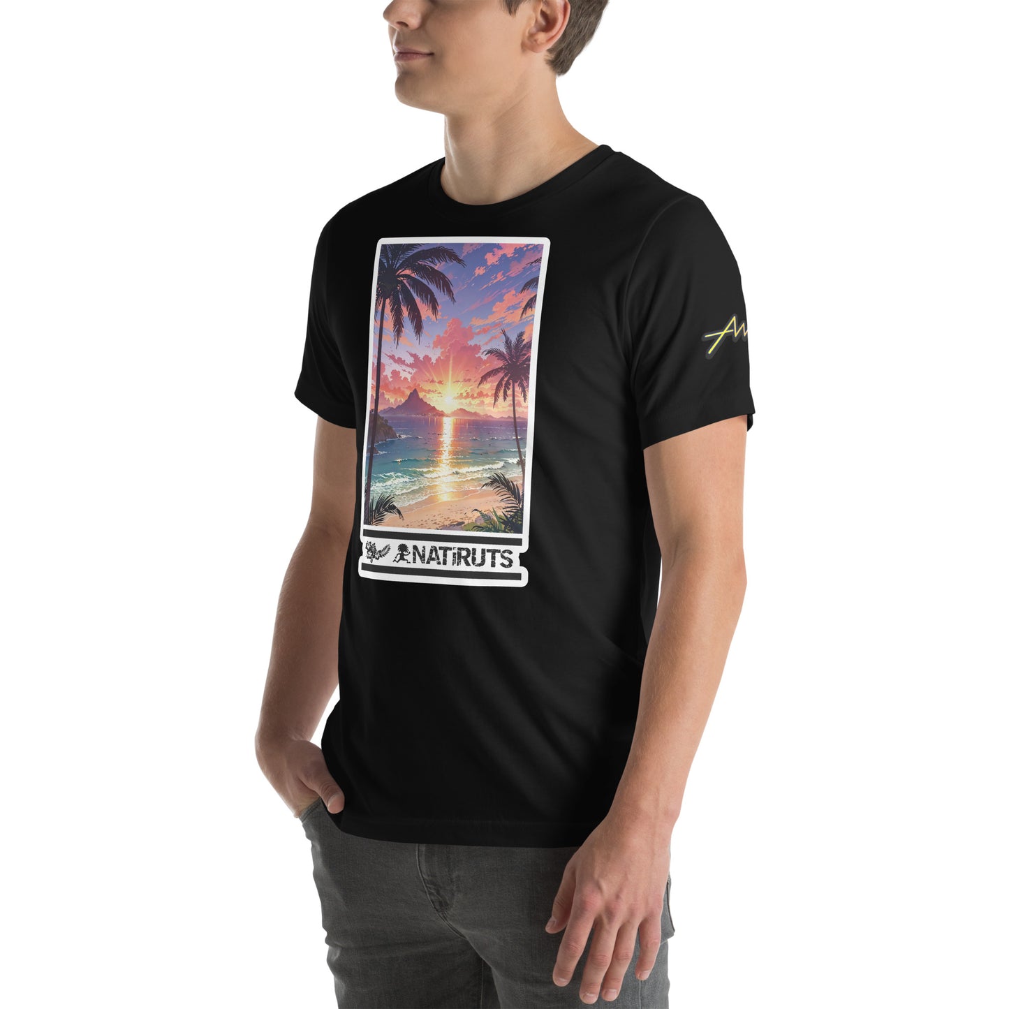 Playera DELUXE: "Quero ser feliz tambem" - Natiruts