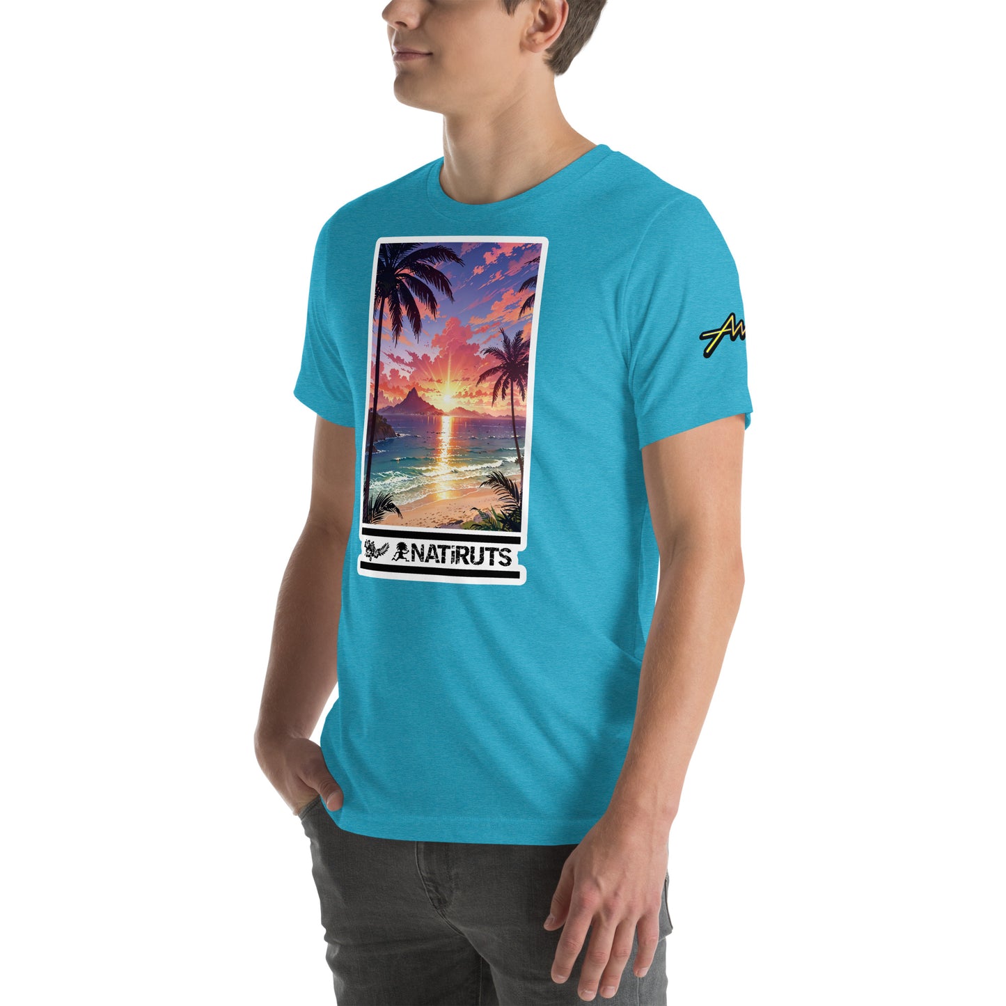 Playera DELUXE: "Quero ser feliz tambem" - Natiruts