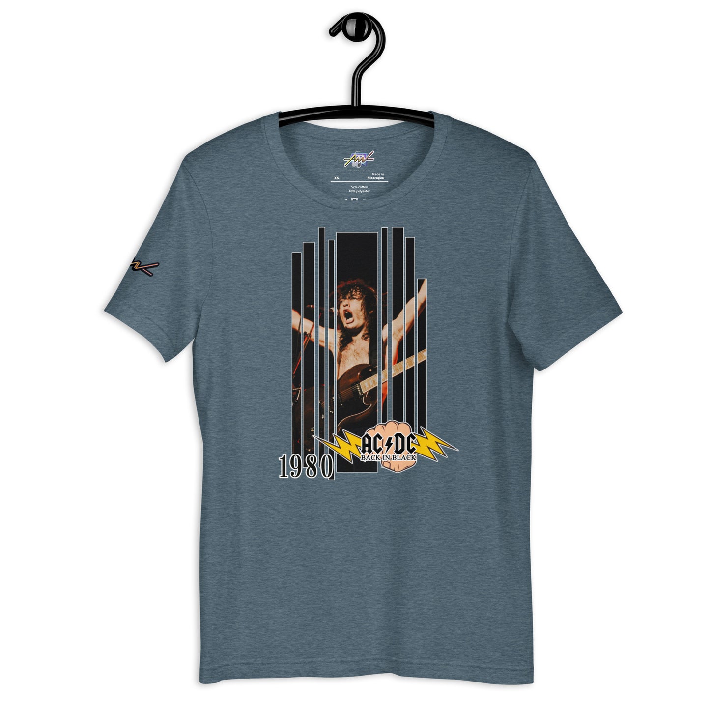 Playera Harmony Style: "Back in black Bon Scott 1980" - AC/DC