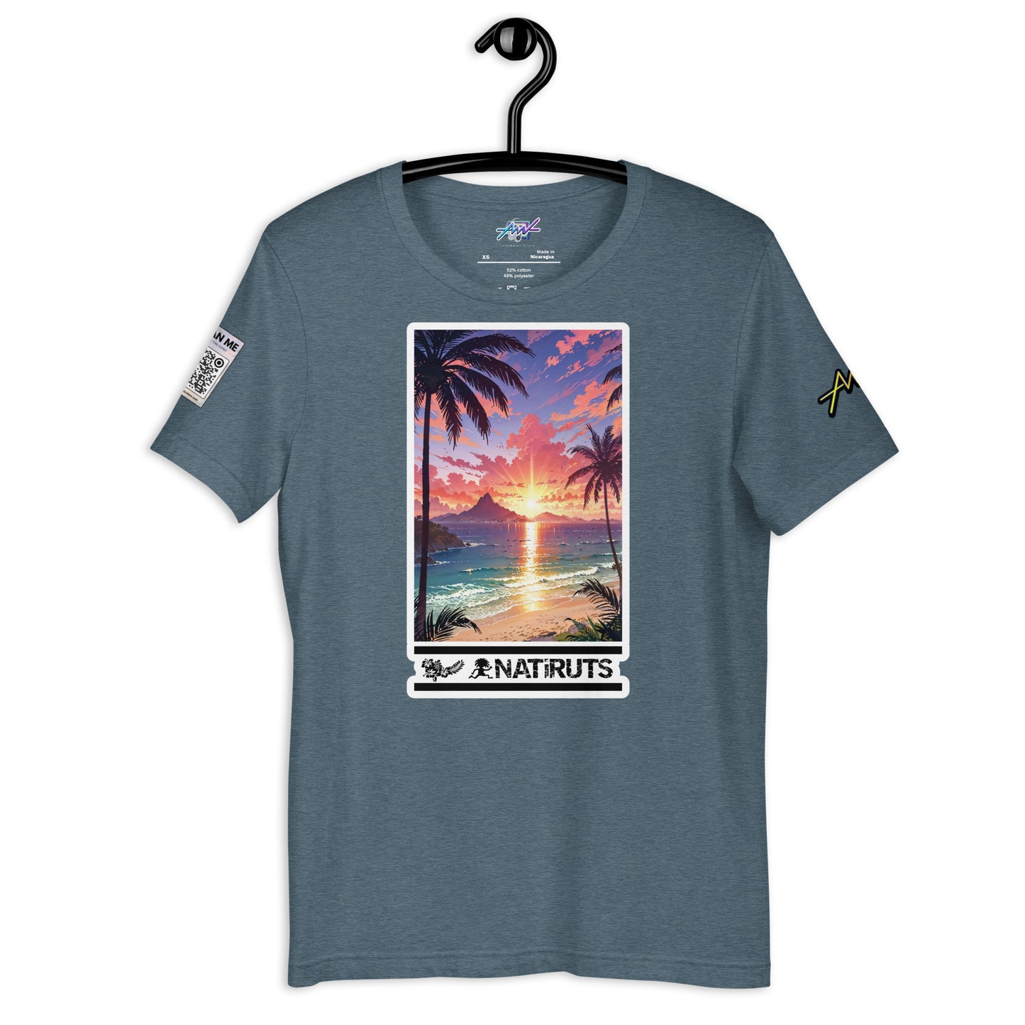 Playera DELUXE: "Quero ser feliz tambem" - Natiruts
