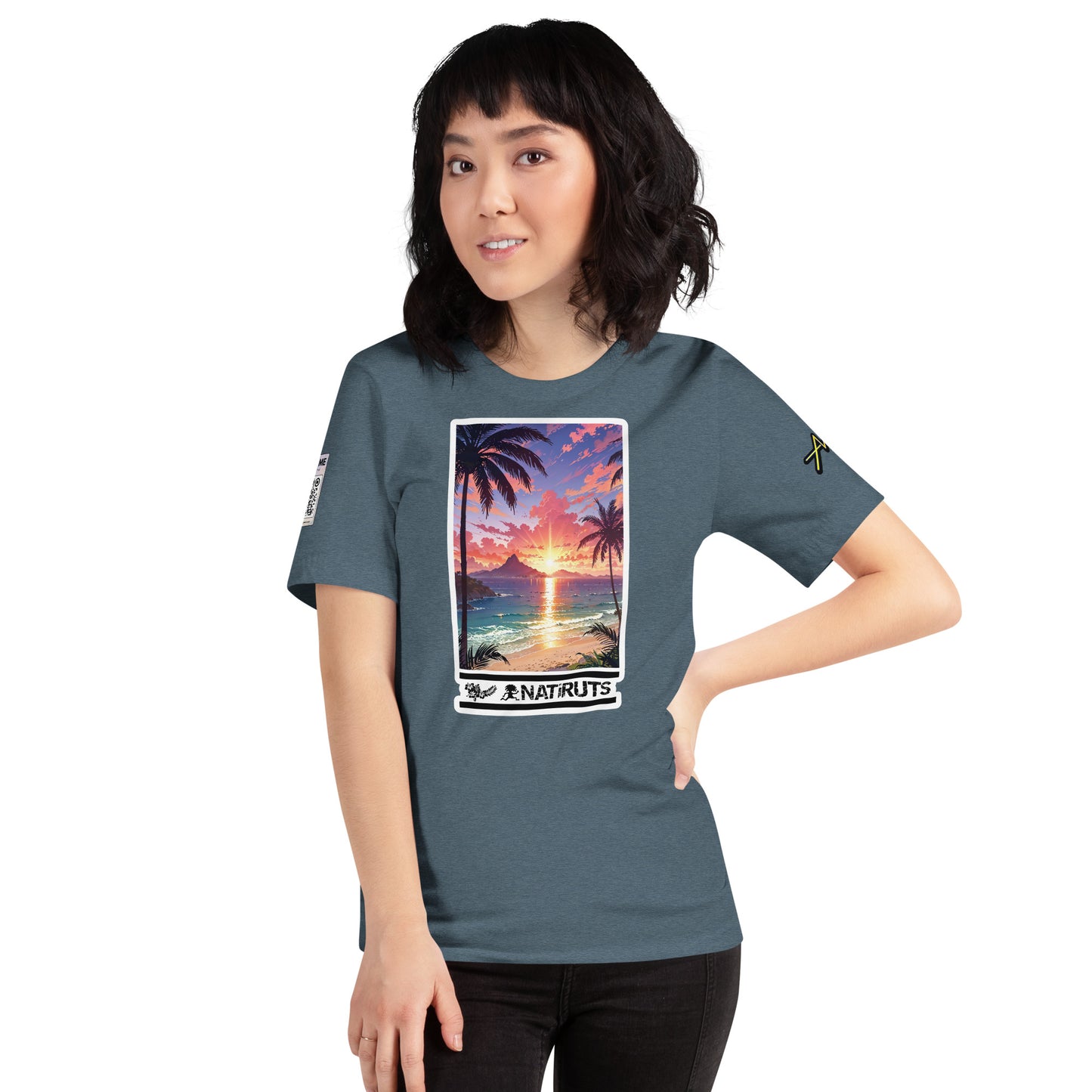 Playera DELUXE: "Quero ser feliz tambem" - Natiruts
