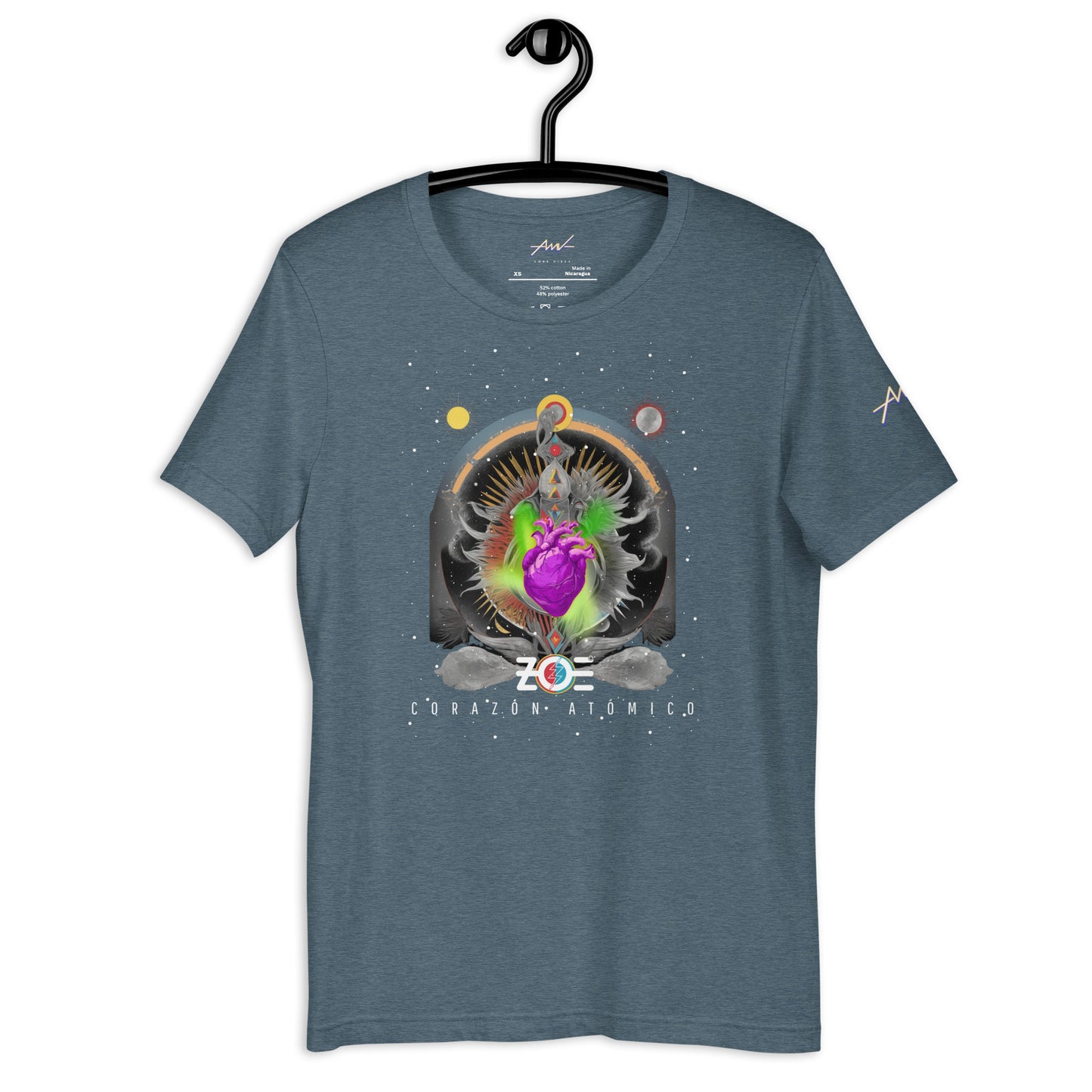 Playera Harmony Style: Corazón atómico - Zoé