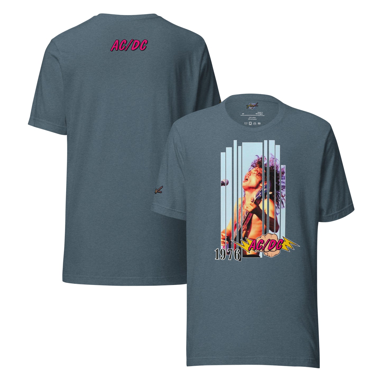 Playera Harmony Style: "DDDDC 1976" - AC/DC