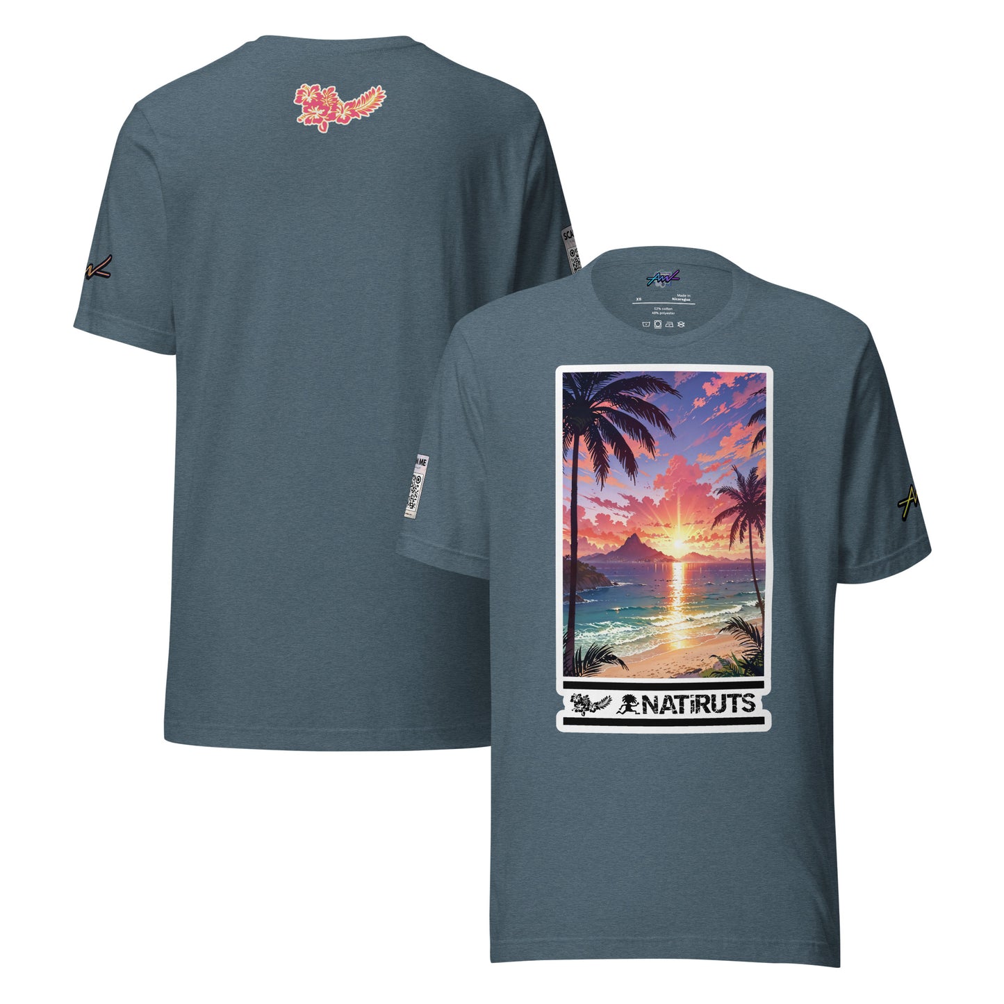 Playera DELUXE: "Quero ser feliz tambem" - Natiruts