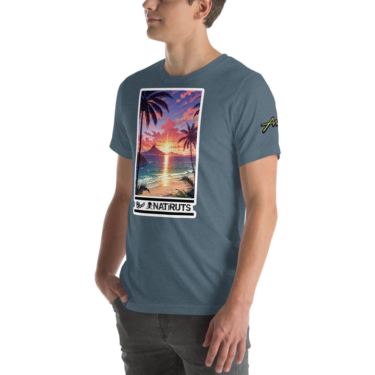 Playera DELUXE: "Quero ser feliz tambem" - Natiruts