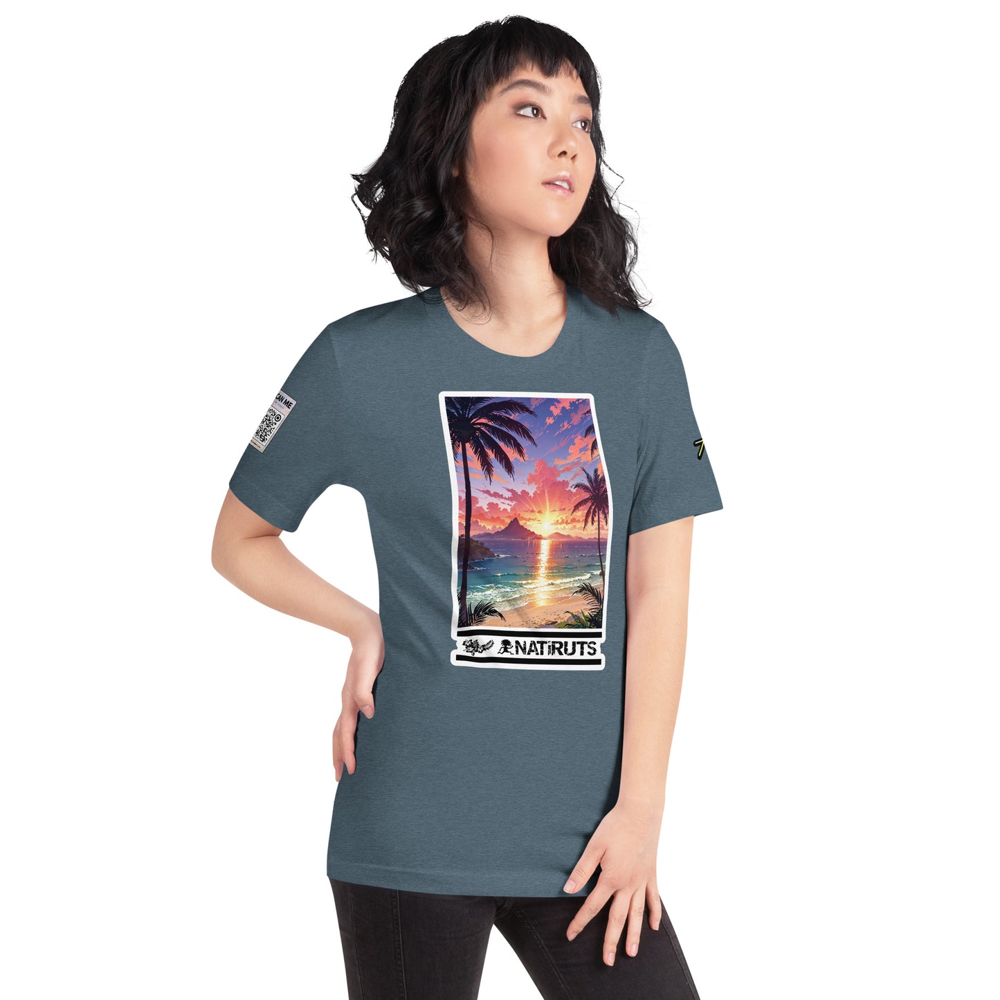 Playera DELUXE: "Quero ser feliz tambem" - Natiruts