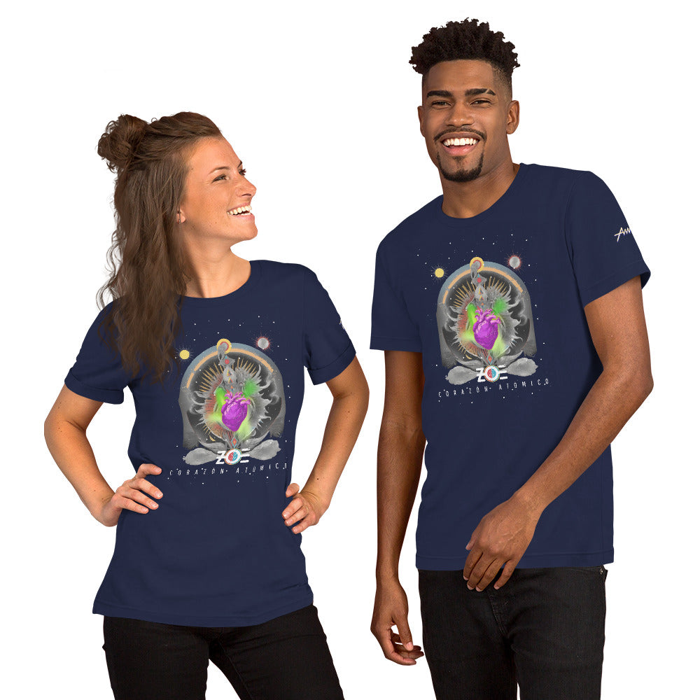 Playera Harmony Style: Corazón atómico - Zoé