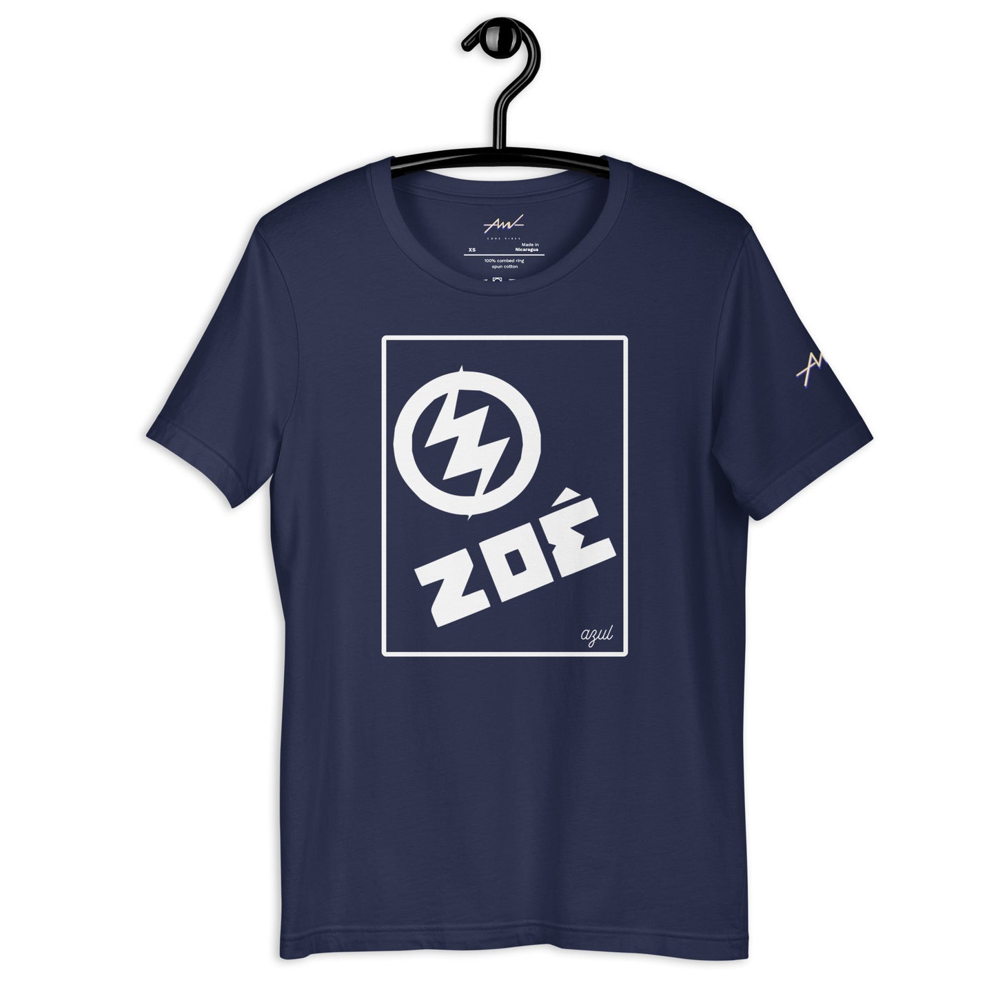 Playera Core Vibes: Azul - Zoé
