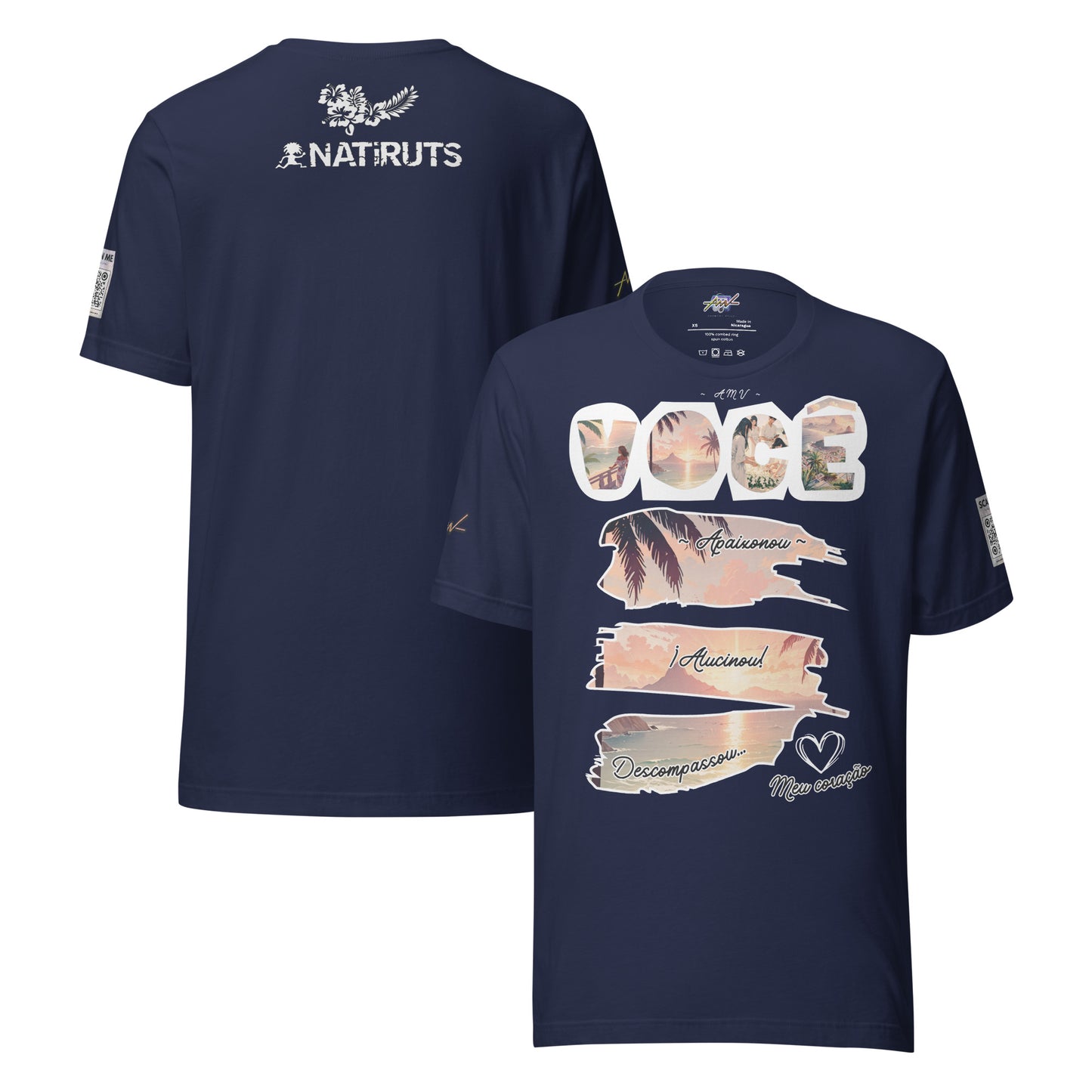 Playera Harmony Style: "Você Me Encantou Demais" - Natiruts