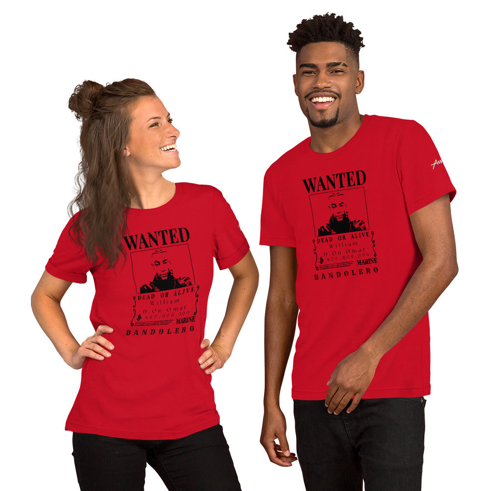 Playera Core Vibes: Wanted William D. On Omar - Don Omar x One Piece