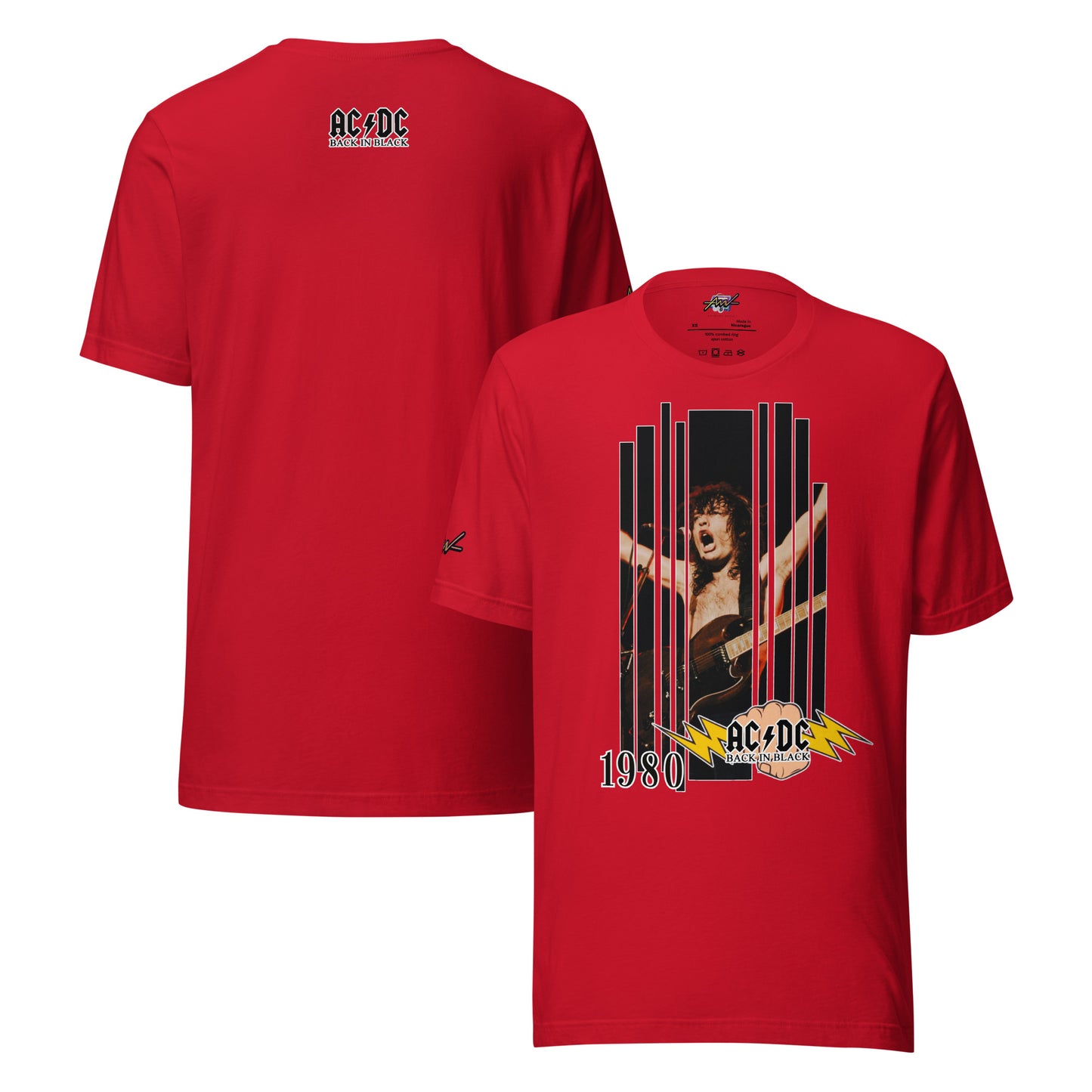 Playera Harmony Style: "Back in black Bon Scott 1980" - AC/DC