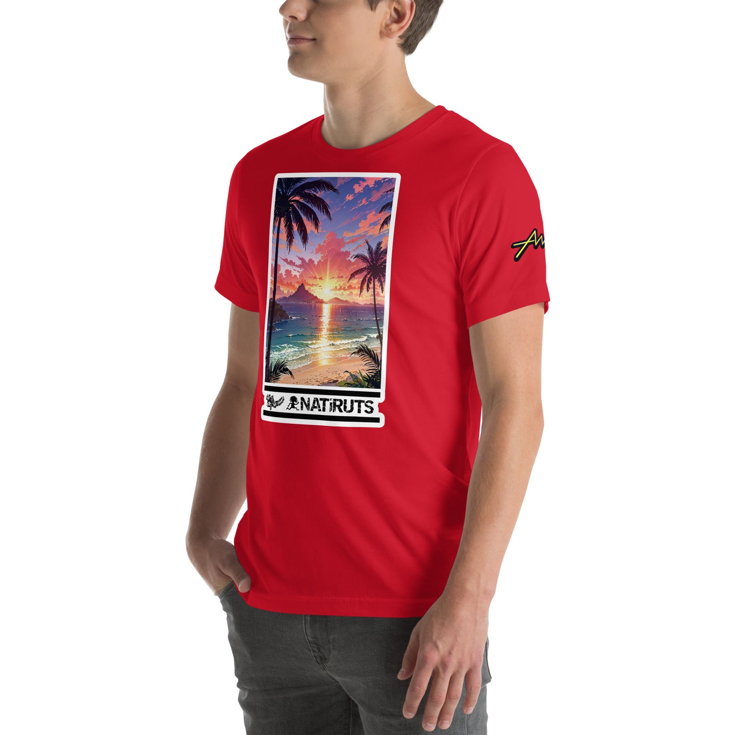 Playera DELUXE: "Quero ser feliz tambem" - Natiruts