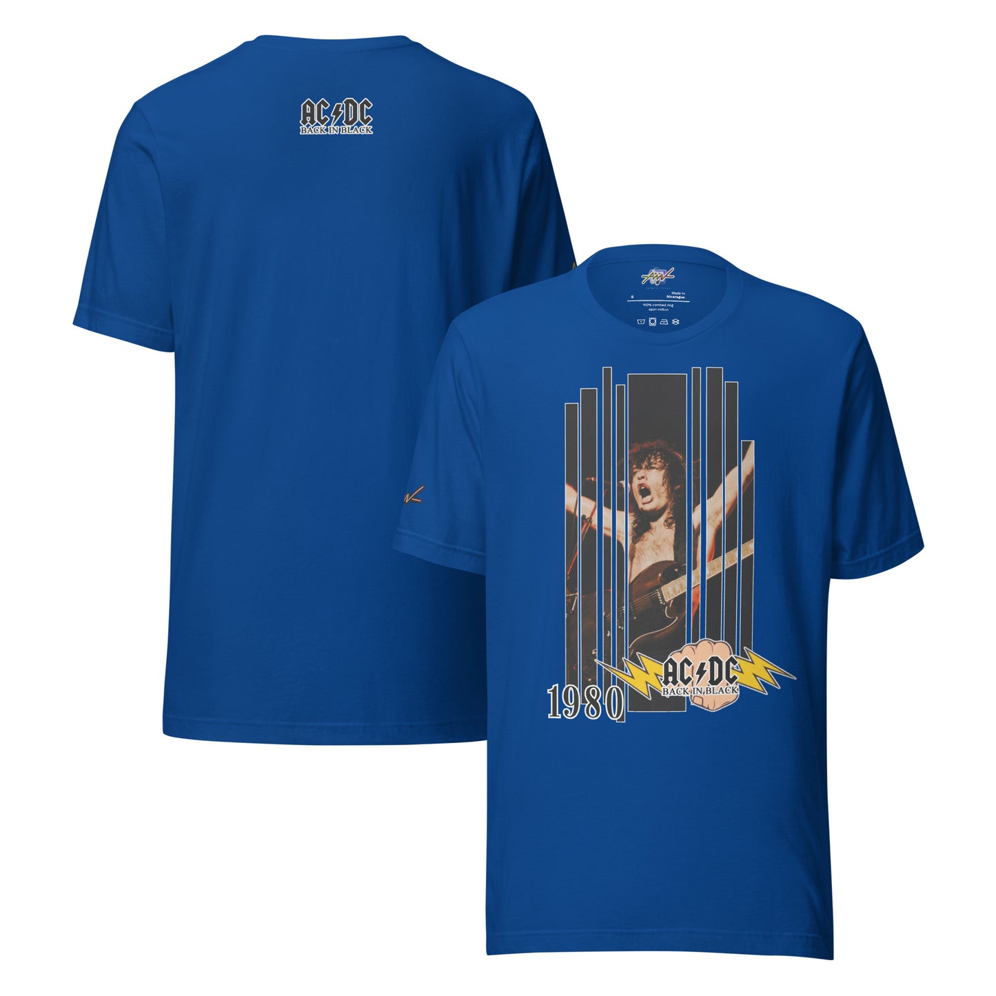 Playera Harmony Style: "Back in black Bon Scott 1980" - AC/DC