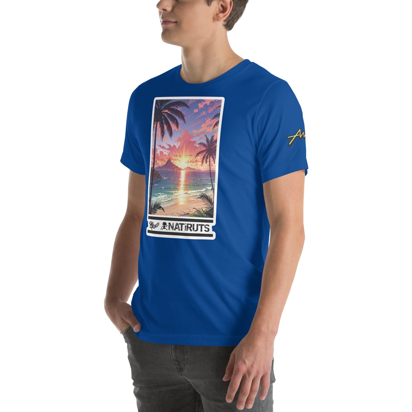 Playera DELUXE: "Quero ser feliz tambem" - Natiruts