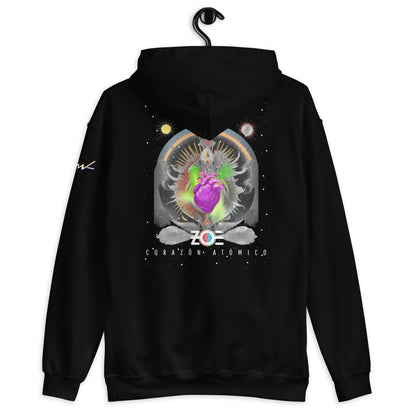 Hoodie Harmony Style: Corazón Atómico - Zoé