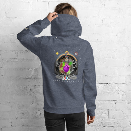 Hoodie Harmony Style: Corazón Atómico - Zoé