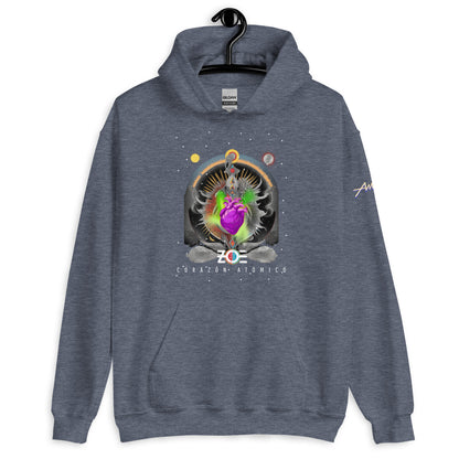 Hoodie Core Vibes: Corazón atómico - Zoé