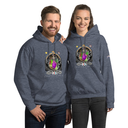 Hoodie Core Vibes: Corazón atómico - Zoé