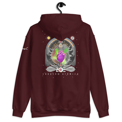 Hoodie Harmony Style: Corazón Atómico - Zoé