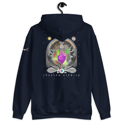 Hoodie Harmony Style: Corazón Atómico - Zoé