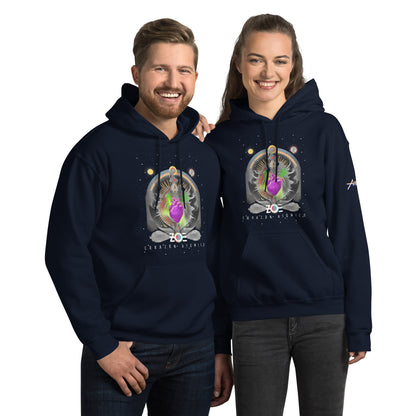 Hoodie Core Vibes: Corazón atómico - Zoé