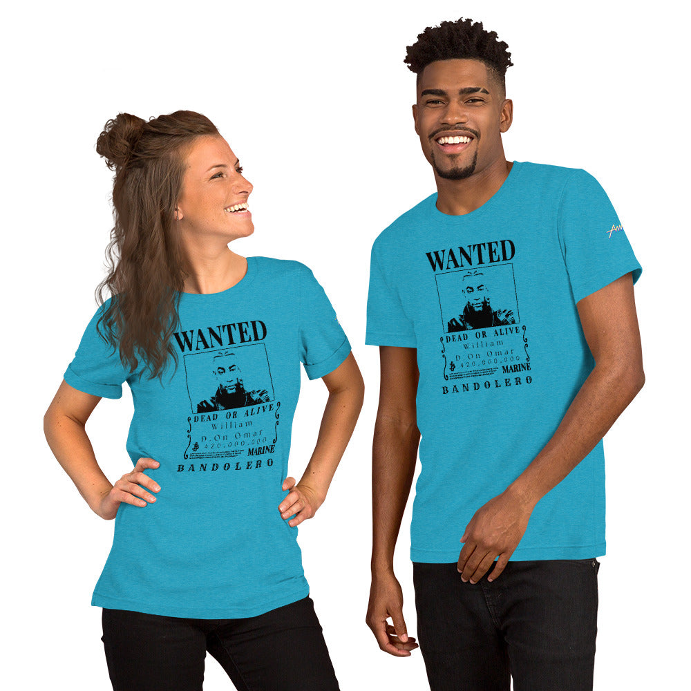 Playera Core Vibes: Wanted William D. On Omar - Don Omar x One Piece