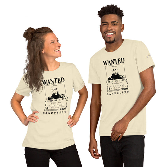 Playera Core Vibes: Wanted William D. On Omar - Don Omar x One Piece