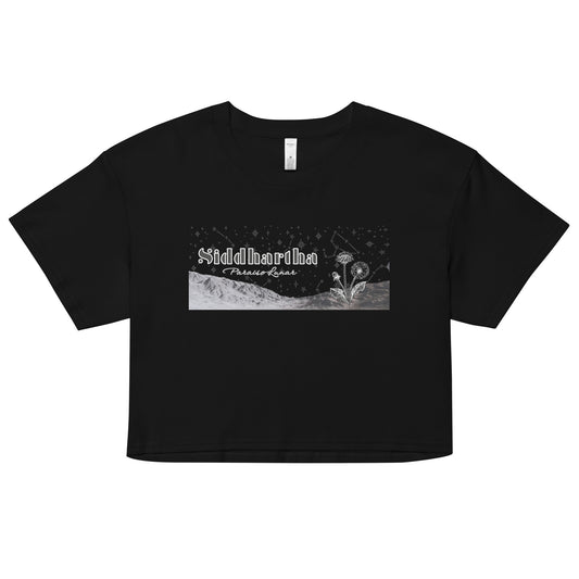Playera DELUXE: "Paraíso Lunar" (Crop top) - Siddhartha
