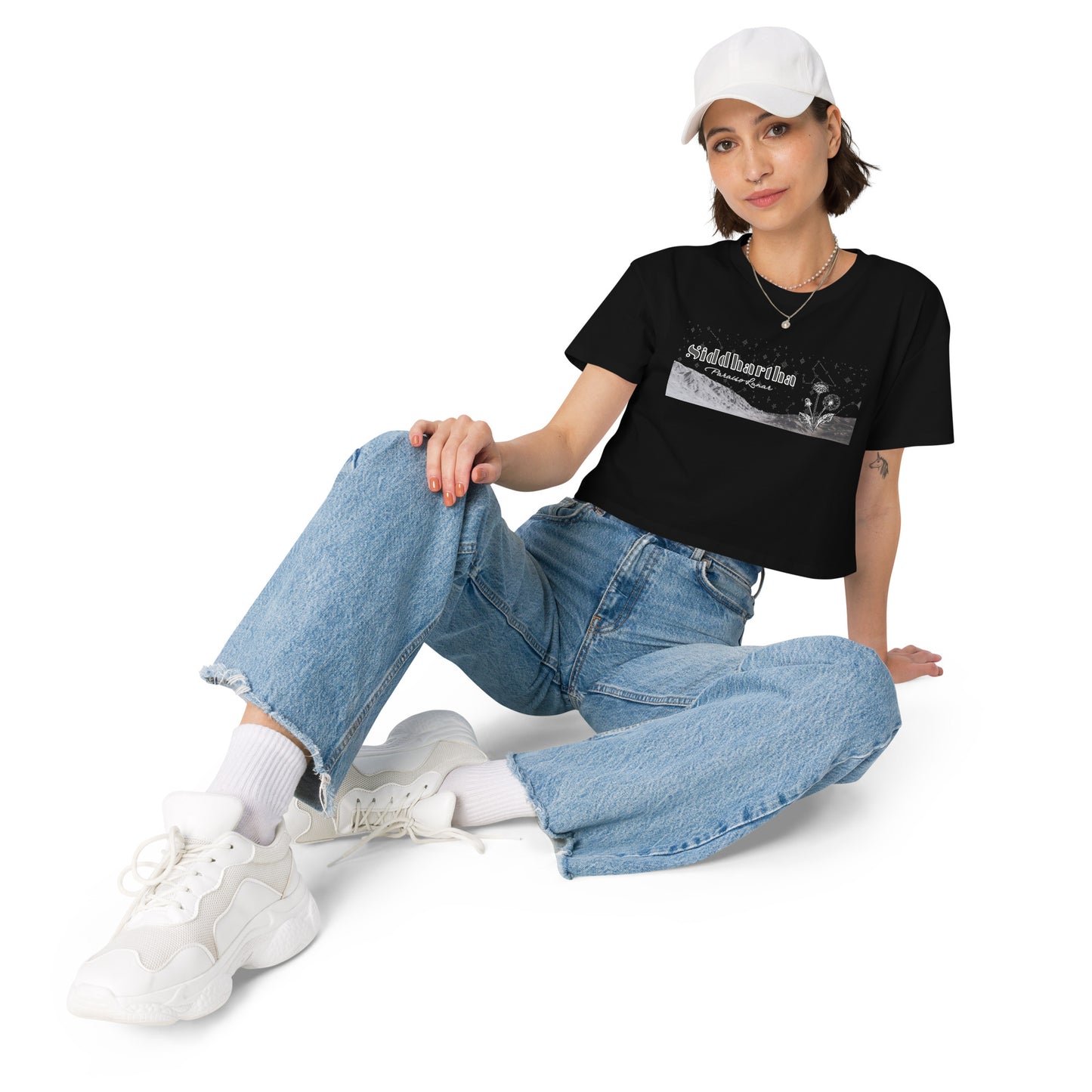 Playera Harmony Style: "Paraíso Lunar" (Crop top) - Siddhartha
