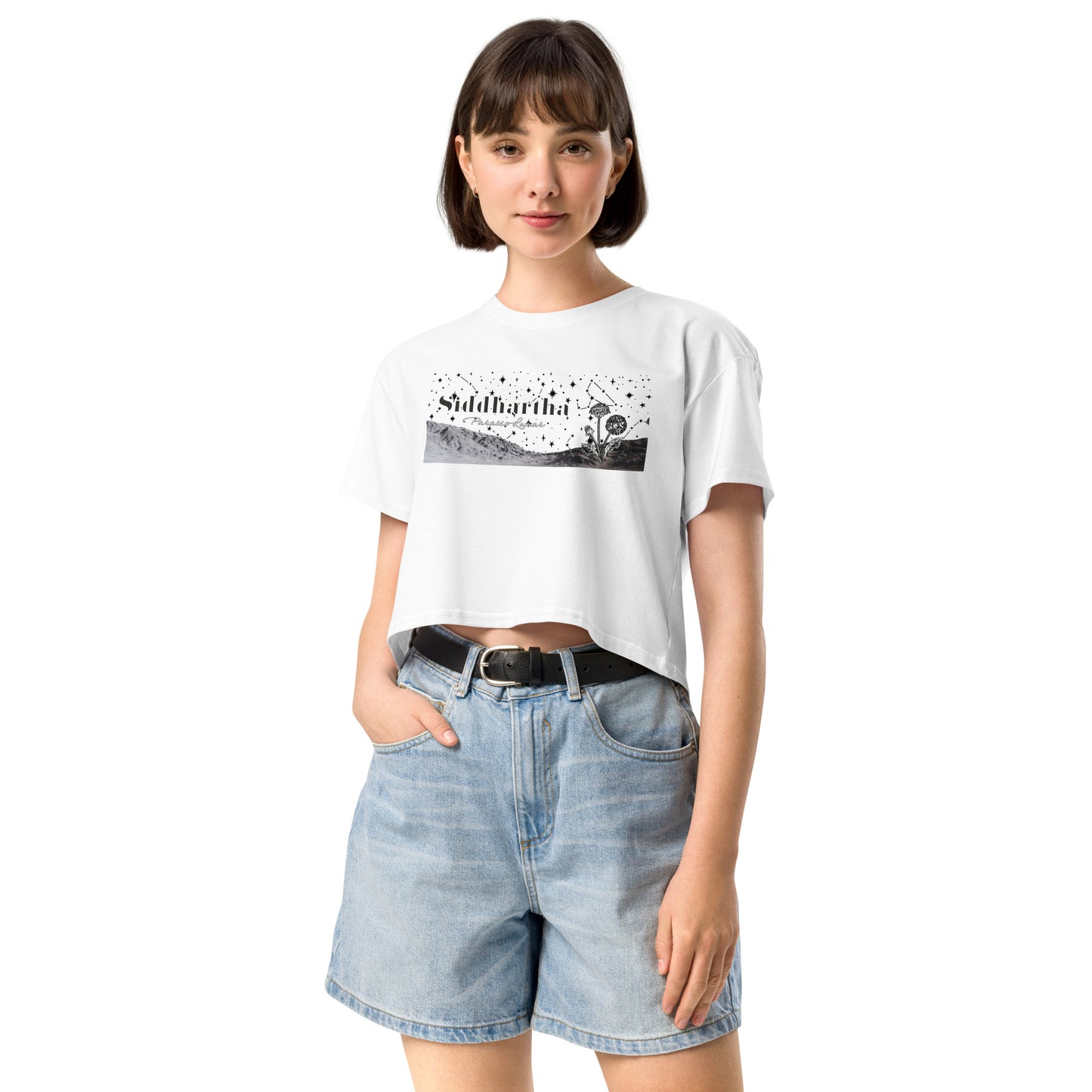 Playera Harmony Style: "Paraíso Lunar" (Crop top) - Siddhartha