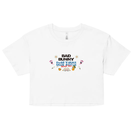 Playera Harmony Style: "DfMF World Tour" (Crop top) - Bad Bunny